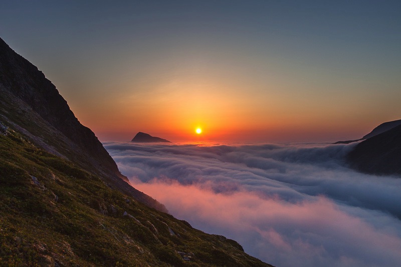 middernachtzon, lofoten